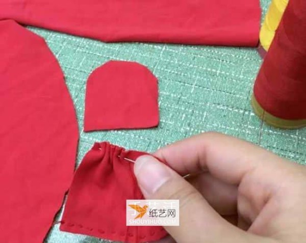 How to make nonwoven baby hats by hand