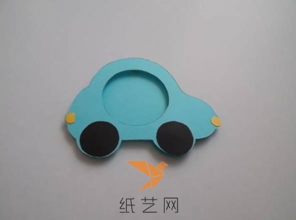 Tutorial on how to make a cute car photo frame for childrens handmade Mothers Day gift