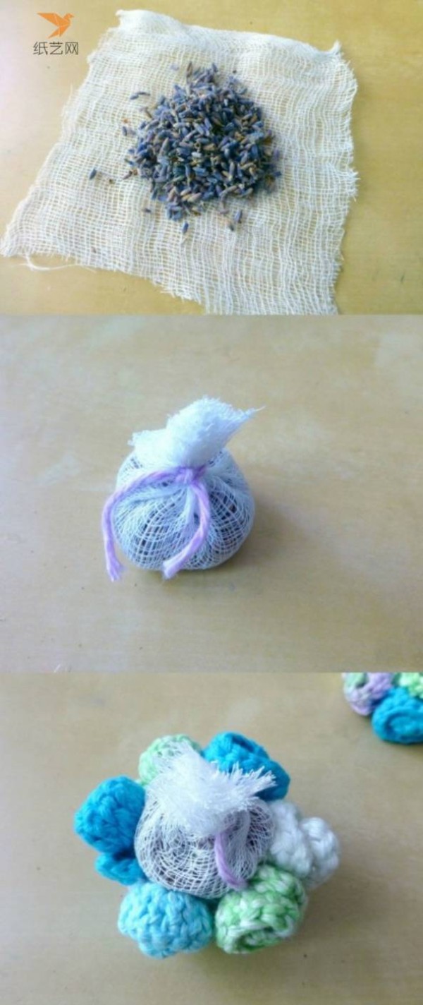 Wool crochet tutorial Wool crochet flower ball