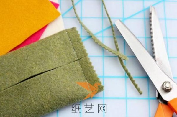 Small and fresh non-woven tissue bag making tutorial