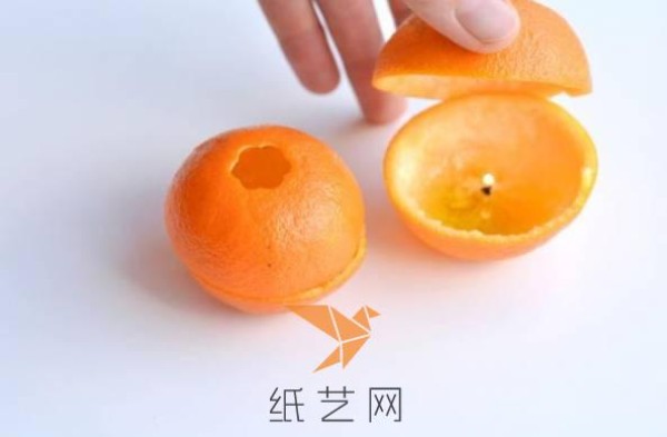 Life Tips: Tutorial for children to make small orange lanterns by hand