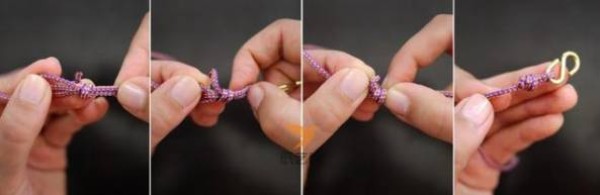 Three-minute tutorial on how to make a beautiful braided bracelet