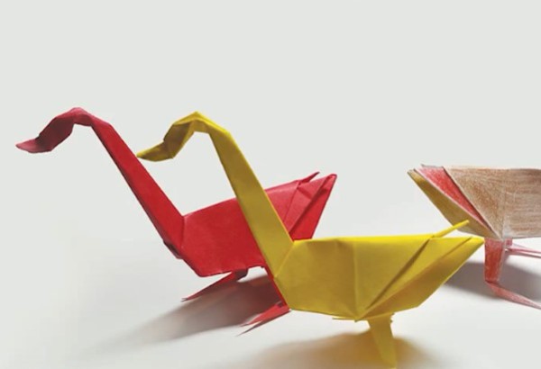 Origami Encyclopedia - Origami Goose Manual Origami Video Tutorial