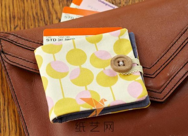 DIY fabric wallet making tutorial