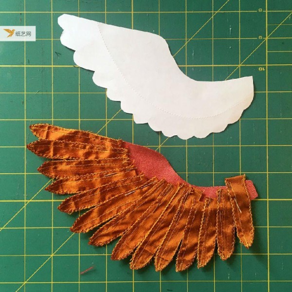 Super beautiful! Fabric Phoenix Mask (with tutorial and template)