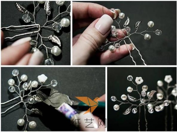 Fairy Sister’s Winding Braided Hairpin Spring Festival DIY Jewelry Making Tutorial