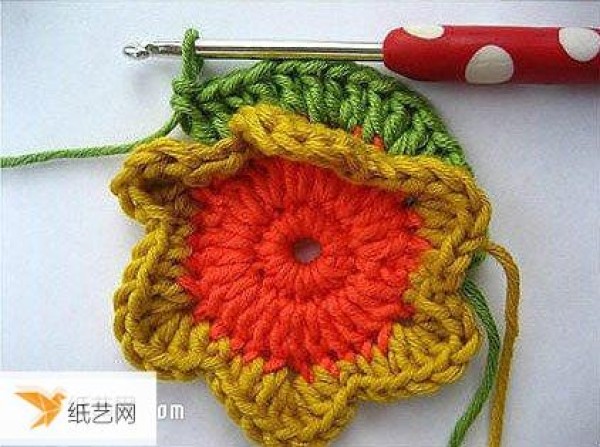 How to make crochet flowers step by step tutorial