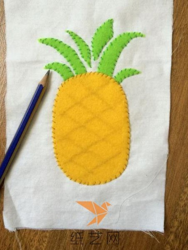 Cute pineapple pattern bag making tutorial