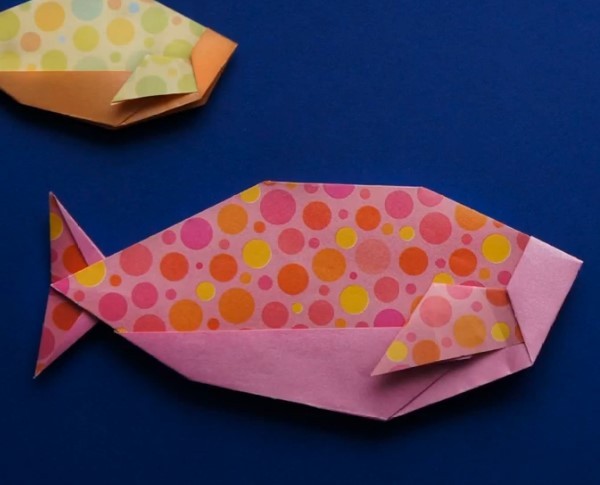 The latest origami fish tutorial