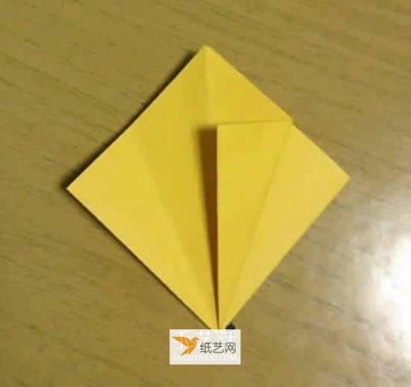 Detailed explanation of the steps of sunflower origami