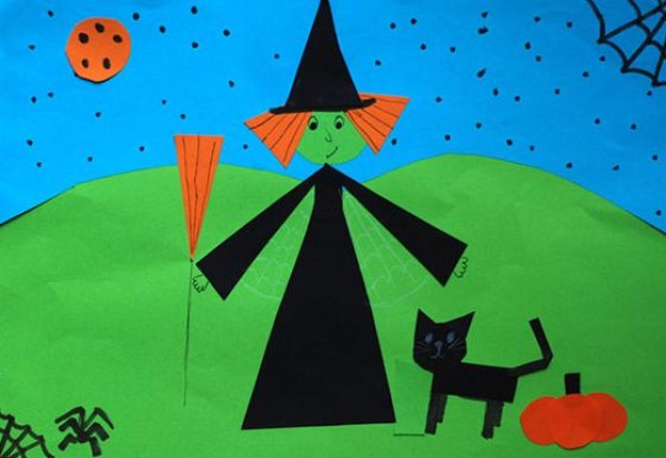 Little Witchs Childrens Clipart Handmade Tutorial