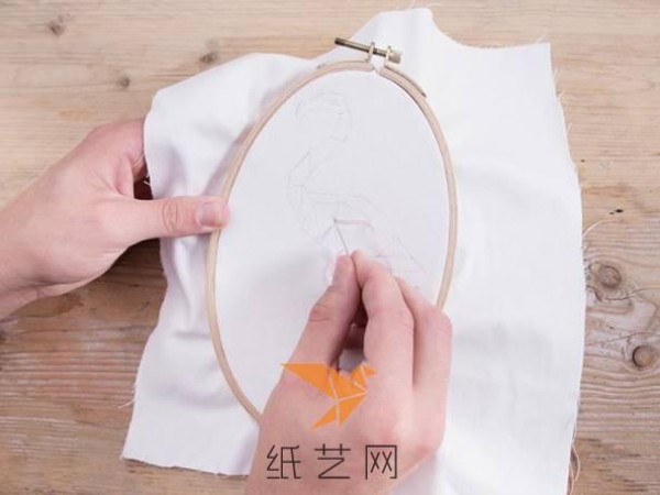 New Year Gift Flamingo Embroidery Making Tutorial