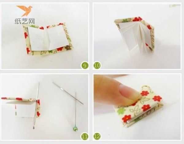 Fabric tutorial, retro printed note pad, small pendant