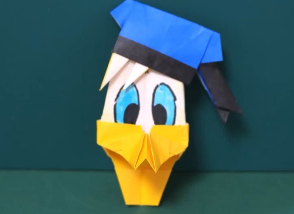 Origami Donald Duck DIY Tutorial