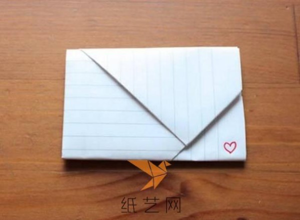 Tutorial on super simple stationery folding love letters