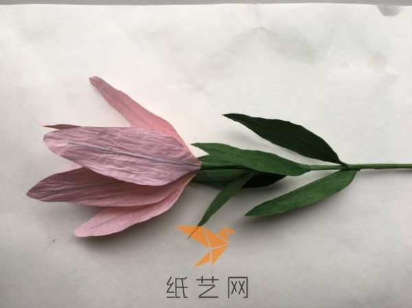 paper art lilies