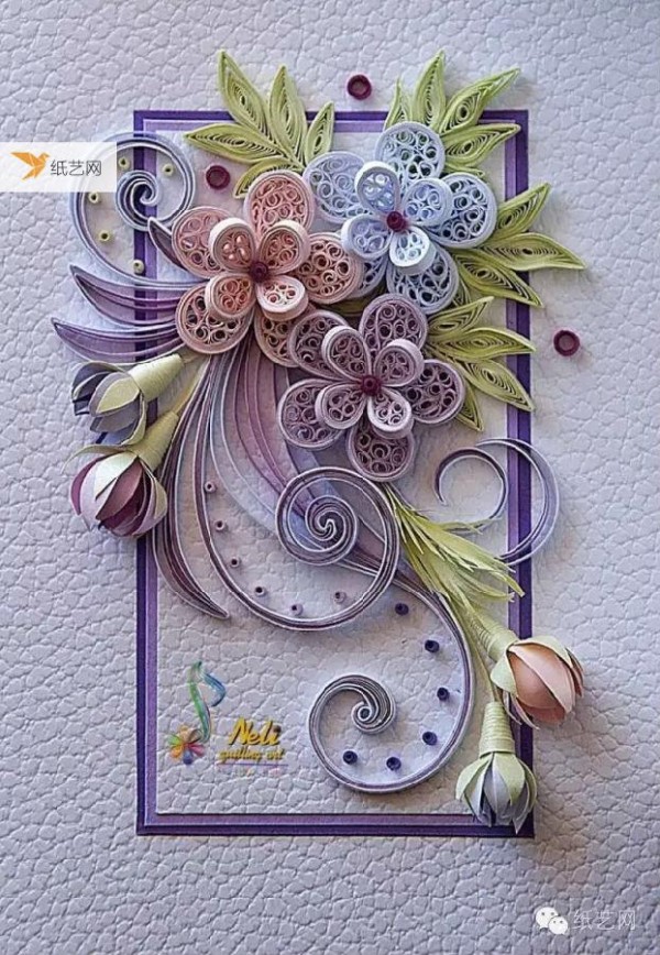 The greeting cards made of quilled paper are particularly touching! Full of sincerity!