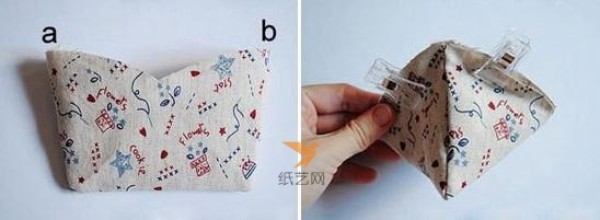 A step-by-step tutorial on how to make a fabric coin purse