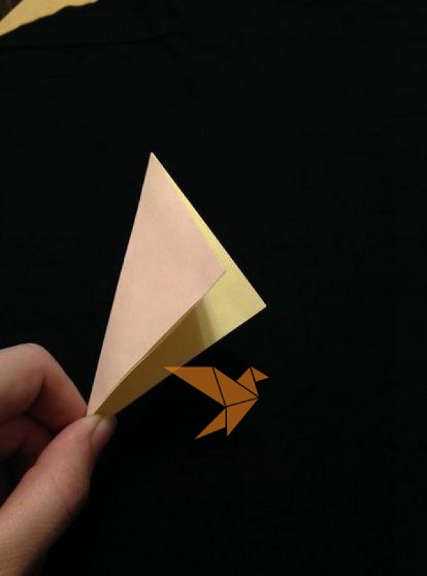 Cute origami bird making tutorial