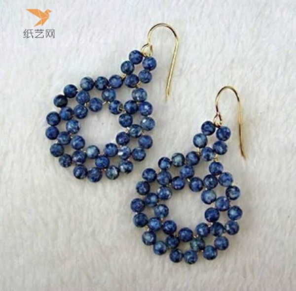 Beading Tutorial Qiushi Blueberry Beaded Earrings Making Tutorial