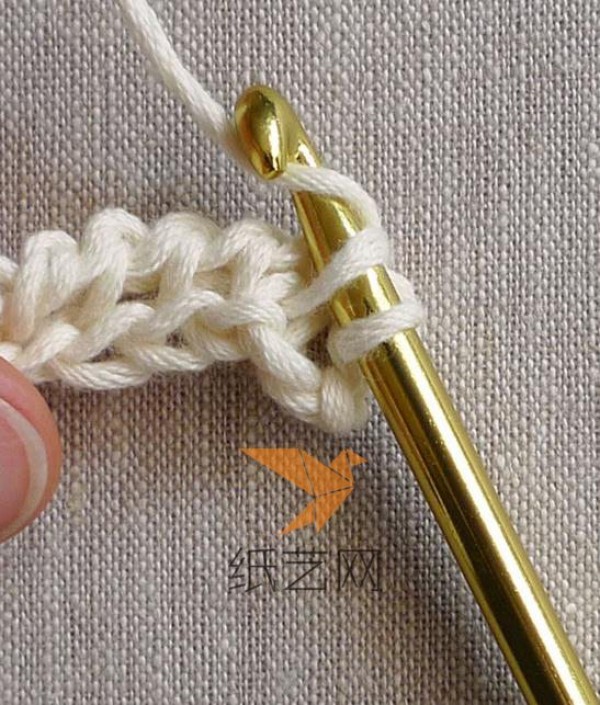 Afghan stitch crochet introductory stitch making tutorial