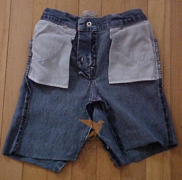 DIY tutorial for transforming old jeans into denim skirts