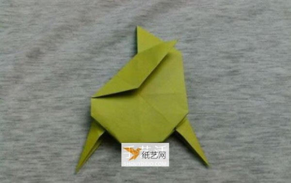 Detailed explanation of the steps of three-dimensional frog origami