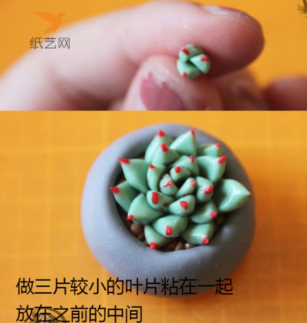 Pottery tutorial soft clay succulents