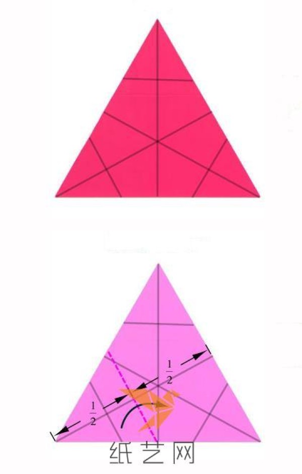 Tutorial on making handmade origami six-pointed stars for Childrens Day