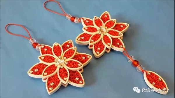 Tutorial on quilling paper Chinese style pendant decoration