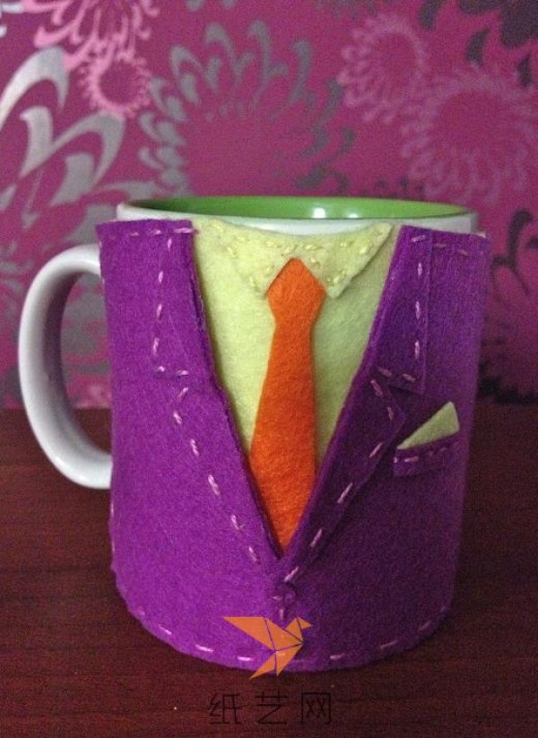 Tutorial on making Father’s Day gift cup sleeves