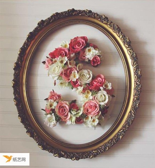 Tutorial on how to make handmade personalized photo frames and floral decorations