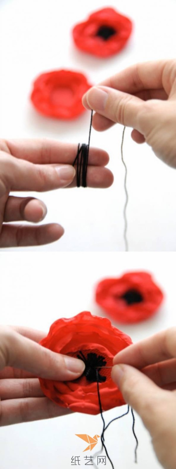 Fabric Poppy Making Tutorial Fabric Tutorial