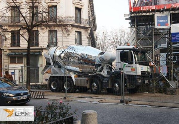 The construction site show is back! Transform a cement tanker truck into a giant disco ball