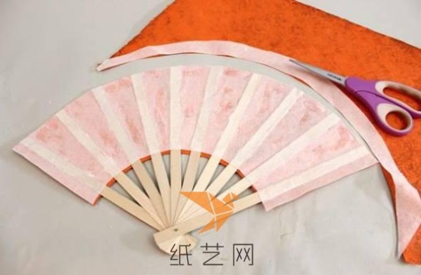 Very artistic folding fan handmade tutorial