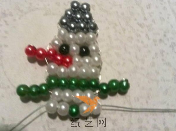 Christmas Handmade Beaded Snowman Christmas Gift Making Tutorial