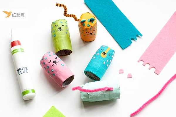 Super cute, turn waste into treasure, tutorial on making decorative kitten dolls from newspapers