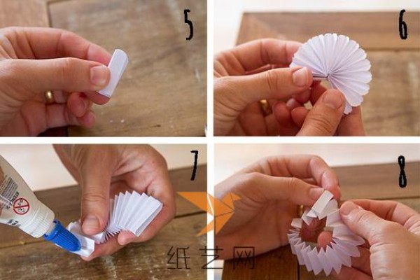 Small and fresh origami paper flower making tutorial