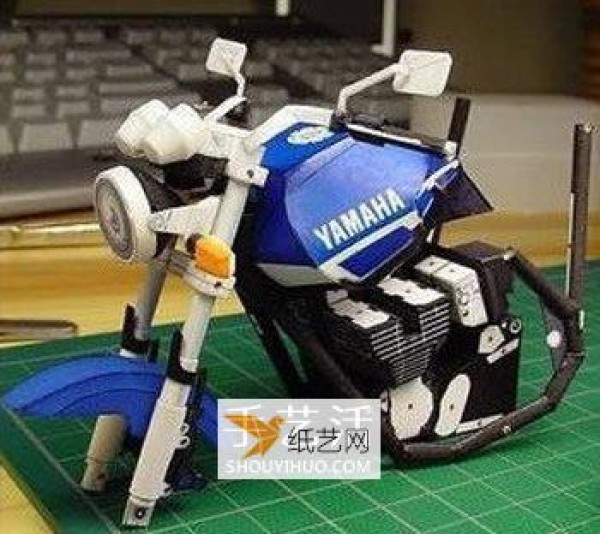 Comprehensive appreciation of YAMAHA XJR1300 classic motorcycle paper model