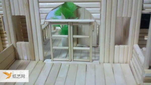 A complete step-by-step guide to hand-making a realistic villa model using disposable chopsticks