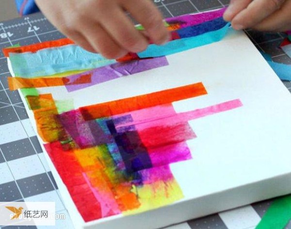 Illustrated tutorial on the hand-making method of personalized abstract style decorative painting