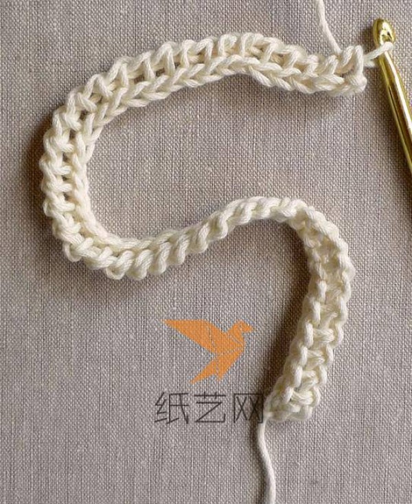 Afghan stitch crochet introductory stitch making tutorial