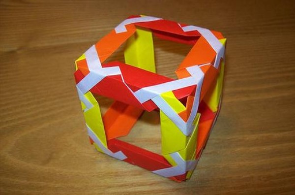 Super detailed handmade origami cube frame making tutorial