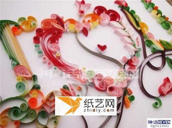 Myth Seven Quilling Paper——I LOVE YOU