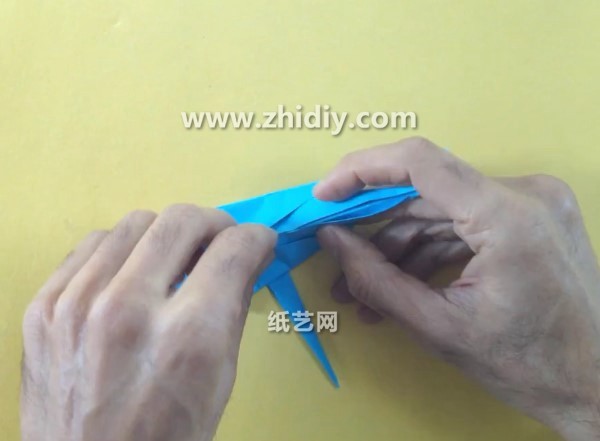 Simple origami helicopter handmade tutorial