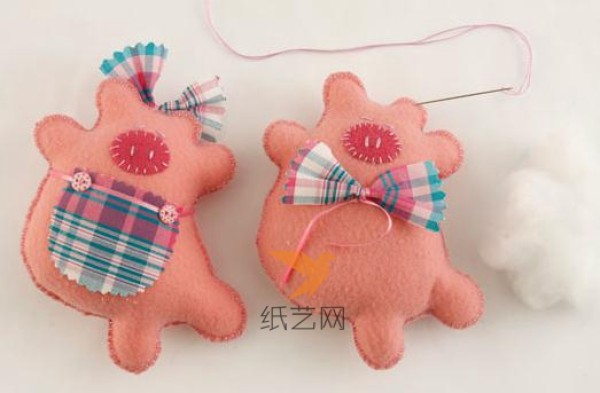 Tutorial on making a super cute bear doll pillow for Children’s Day gift