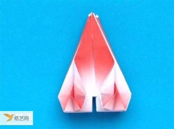 Origami Christmas Cactus - Illustrated tutorial on origami origami