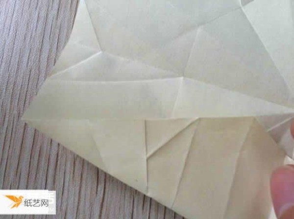 Illustrated tutorial on folding method of beautiful babaihua