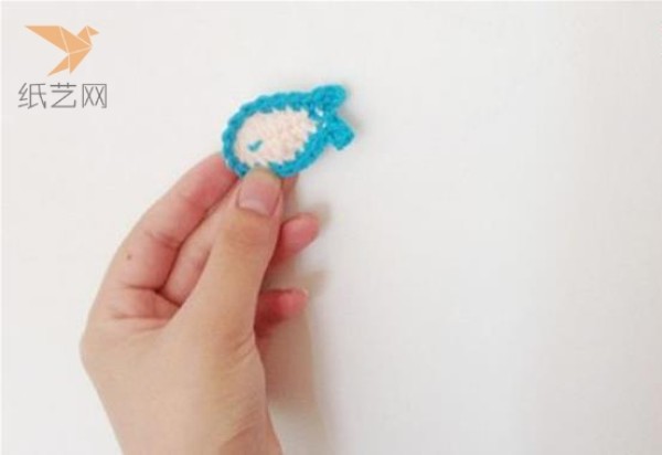 Wool crochet cute little fish yuan decorative fish wool crochet tutorial