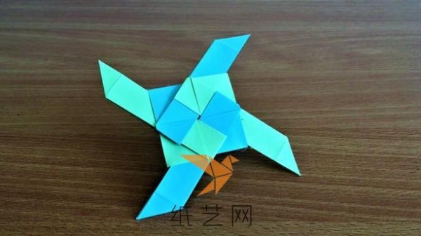 Teach you step by step how to make origami ninja shuriken super detailed tutorial